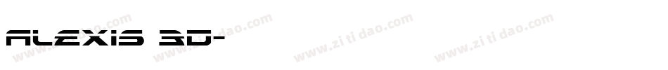 Alexis 3D字体转换